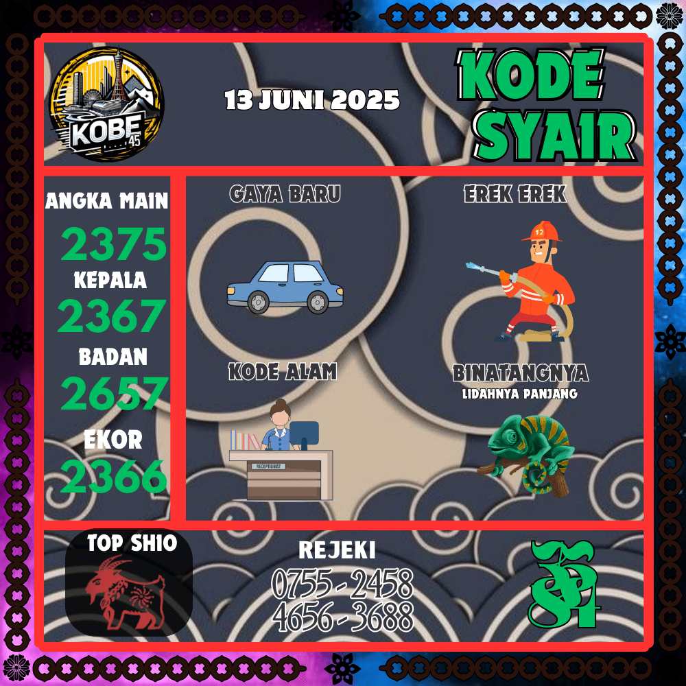 Kode Syair Kobe45 Pools - Juni Pools 