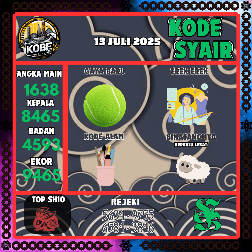 Kode Syair Kobe45 Pools - Juli Pools 