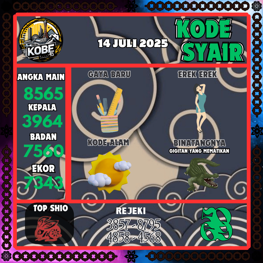 Kode Syair Kobe45 Pools - Juli Pools 