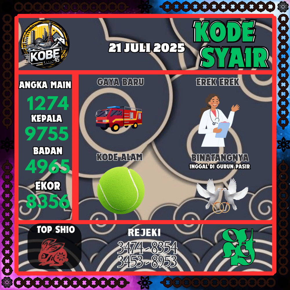 Kode Syair Kobe45 Pools - Juli Pools 