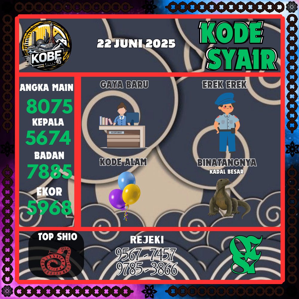 Kode Syair Kobe45 Pools - Juni Pools 