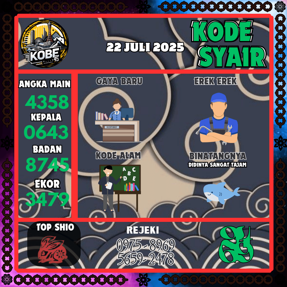 Kode Syair Kobe45 Pools - Juli Pools 