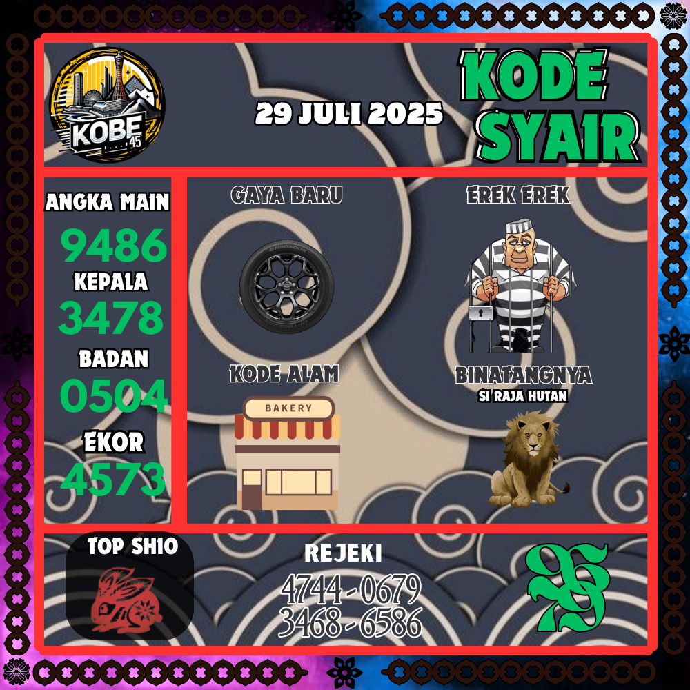 Kode Syair Kobe45 Pools - Juli Pools 