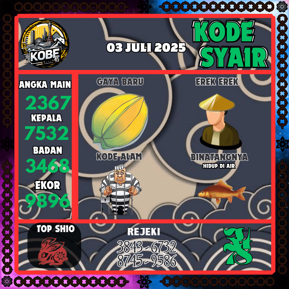 Kode Syair Kobe45 Pools - Juli Pools 