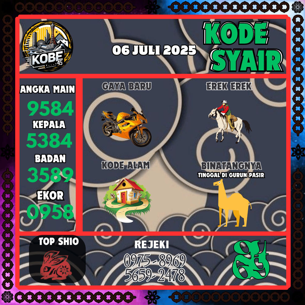 Kode Syair Kobe45 Pools - Juli Pools 